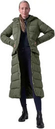 Produktbild von PS of Sweden Diane Lange Daunenjacke mit Kapuze für Damen in Grün Größe XL