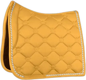 PS of Sweden Dressur Schabracke The Original Monogram Orange Gelb für Vollblut – Bild 1 von 1