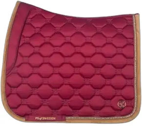 PS of Sweden Dressursattelunterlage Vintage Monogram Midnight Fuchsia – Bild 1 von 2