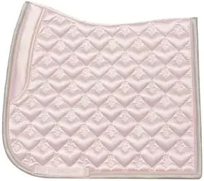Produktbild von PS of Sweden Dressurschabracke Heart in Rosa mit Gold für Vollblut aus Polyester