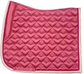 PS of Sweden Dressurschabracke Heart Rosa aus Polyester für Vollblut – Bild 1 von 3