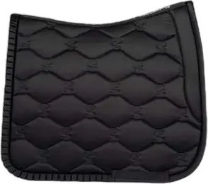 PS of Sweden Dressurschabracke Ruffle Schwarz aus Polyester für Vollblut – Bild 1 von 4