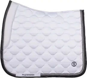 PS of Sweden Dressurschabracke Stripe Jump Weiß-Schwarz – Bild 1 von 3