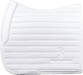 PS of Sweden Dressurschabracke Stripe Weiß aus Nylon für Warmblut – Bild 1 von 1