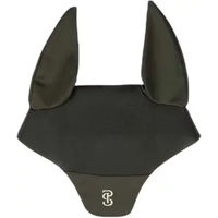Produktbild von PS of Sweden Elite Fliegenhaube kurz für Pferde in Schwarz und Blau