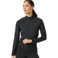Produktbild von PS of Sweden Evelina Crystal Reitshirt für Damen in Schwarz Größe L
