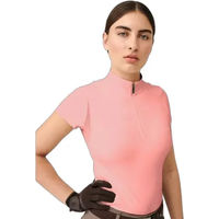 Produktbild von PS of Sweden Everly Quote Reiter Baselayer Damen mit 1/2 Reißverschluss Rosa Größe M