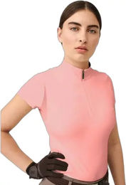 Produktbild von PS of Sweden Everly Quote Reiter Baselayer Damen mit 1/2 Reißverschluss Rosa XL