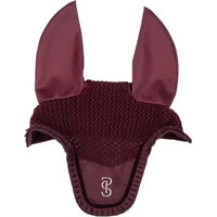Produktbild von PS of Sweden Fliegenhaube Ruffle für Pferde in Rot und Lila aus Polyester