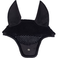 Produktbild von PS of Sweden Fliegenhaube Ruffle Schwarz für Vollblut aus Polyester