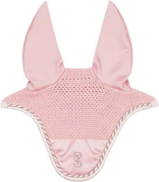 Produktbild von PS of Sweden Fliegenhaube Signature Rosa für Vollblut aus Polyester