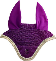 Produktbild von PS of Sweden Fliegenhaube Stardust Pearl Lila für Vollblut Pferde