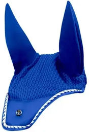 PS of Sweden Fliegenhaube The Original Monogram Blau für Vollblut Pferde – Bild 1 von 1