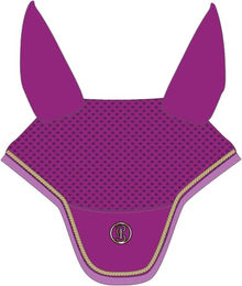 PS of Sweden Fliegenohren The Essence für Warmblut in Rosa und Lila aus Polyester – Bild 1 von 2