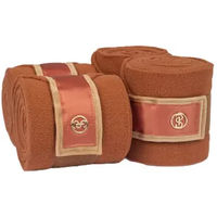 Produktbild von PS of Sweden Gamaschen Fleece Vintage Monogram Braun
