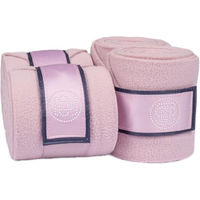 Produktbild von PS of Sweden Gamaschen Fleecebandagen Pearl Monogram in Lila und Rosa