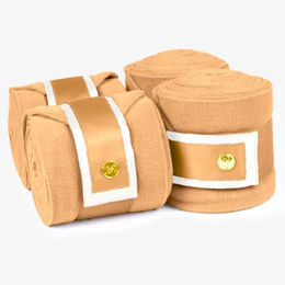 PS of Sweden Golden Full Bandagen Signature FS 2024 Polos Gamaschen für Warmblut in Gold und Beige – Bild 1 von 2