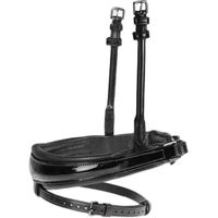 Produktbild von PS of Sweden GP Lacquered Kombiniertes Reithalfter für Pferde aus Leder in Schwarz Größe M