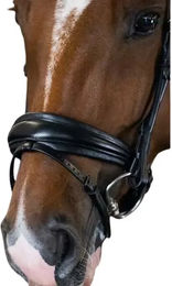 Produktbild von PS of Sweden GP Trense aus Leder in Schwarz