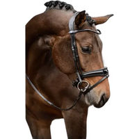 Produktbild von PS of Sweden GP Trense aus Leder in Schwarz für Vollblut