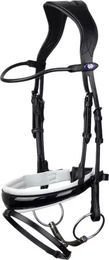 Produktbild von PS of Sweden GP Trense aus Leder in Schwarz für Warmblut
