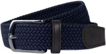 PS of Sweden Gürtel Treasure aus Leder in Blau und Silber Grösse XS – Bild 1 von 2