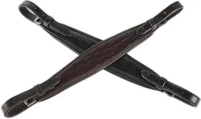 Produktbild von PS of Sweden Hackamore für Pferde aus Leder in Schwarz Lacquered Croco