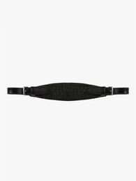 Produktbild von PS of Sweden Hackamore für Pferde aus Leder in Schwarz Matte Croco