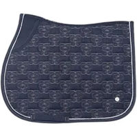 Produktbild von PS of Sweden Jeans-Springpferdedecke Monogram Blau aus Baumwolle für Vollblut
