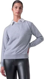 Produktbild von PS of Sweden Kayla Sweatshirt Damen aus Baumwolle in Lila oder Grau Größe S