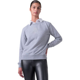 PS of Sweden Kayla Sweatshirt Damen Grau Melange Baumwolle Größe L – Bild 1 von 9