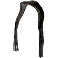 Produktbild von PS of Sweden Kopfstück Double Relief aus Leder in Schwarz Grösse XFull