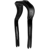 Produktbild von PS of Sweden Kopfstück Snaffle W Relief aus Leder in Schwarz Grösse XFull