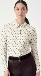 PS of Sweden Langarmshirt Valerie Offwhite Monogram Größe XS – Bild 1 von 1