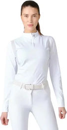 PS of Sweden Madison Turnier-Langarmshirt für Damen in Weiß XL – Bild 1 von 3