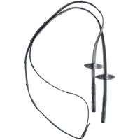 Produktbild von PS of Sweden Miami Pferdezügel aus Leder in Schwarz für Ponys