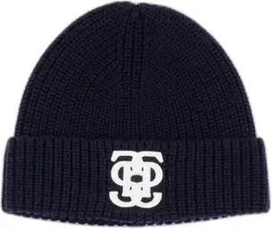 Produktbild von PS of Sweden Mütze Lou Felt Monogram aus Wolle in Blau