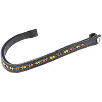 Produktbild von PS of Sweden National Team Stirnband aus Leder für Pferde in Schwarz