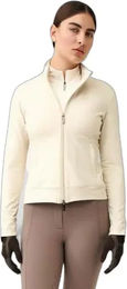 Produktbild von PS of Sweden Oakley Fleecejacke mit Reißverschluss für Damen in Beige Größe S
