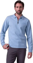 Produktbild von PS of Sweden Oliver Reitshirt mit langen Ärmeln für Herren Blau XS
