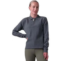 Produktbild von PS of Sweden Olivia Reitshirt für Damen mit langen Ärmeln Grau Größe S