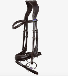PS of Sweden Paladin Trensenzaum aus Leder in Schwarz X-Full – Bild 1 von 1