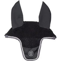 Produktbild von PS of Sweden Pearl Monogram Kurzhauben für Pferde Schwarz