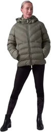 Produktbild von PS of Sweden Penelope Puffer Daunenjacke mit Kapuze für Damen in Grün