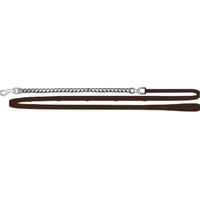 Produktbild von PS of Sweden Pferdehalfter mit Kette aus Leder in Braun