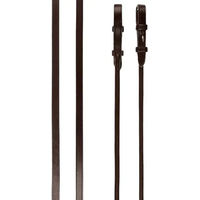Produktbild von PS of Sweden Pferdezügel aus Leder Round Stitched in Braun mit Silber