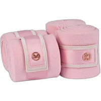 Produktbild von PS of Sweden Polobänder Vintage Monogram Gamaschen mit Fleece in Rosa für Pferde