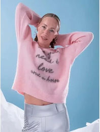 Produktbild von PS of Sweden Quote Damen Pullover Mohair-Mix Rosa XL