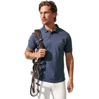 Produktbild von PS of Sweden Reit-Poloshirt Lucas aus Baumwolle für Herren in Blau Grösse XS