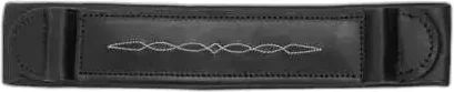 Produktbild von PS of Sweden Reithalfter High Jump Fancy Stitches für Pferde in Schwarz aus Leder